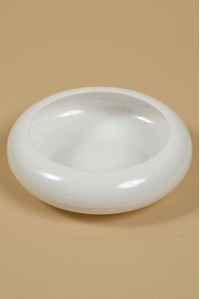 7.5" FRISBEE DISH WHITE PKG/6