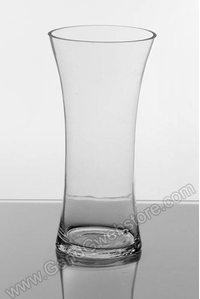 9.75" GATHERING VASE CLEAR