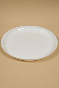 15" DISH WHITE