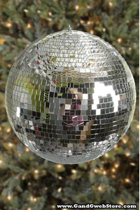 400MM MIRROR BALL SILVER