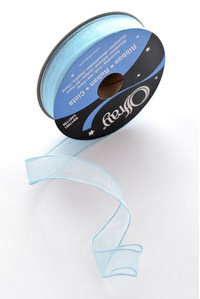 5/8" X 25YDS ENCORE WIRED RIBBON LIGHT BLUE