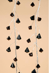 6FT PRISM GARLAND BLACK