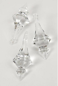 3" ACRYLIC DROP ACCESSORY CLEAR PKG/12