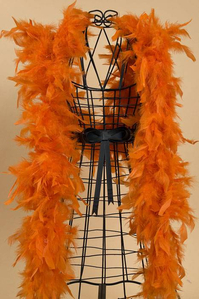 72" FEATHER BOAS (60GM) ORANGE