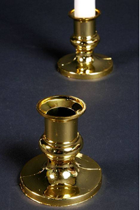 2.3" CANDLE HOLDER GOLD PKG/12