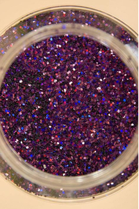 16OZ X 0.035" JEWEL GLITTER PURPLE