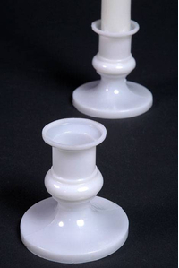 2.3" CANDLE HOLDER WHITE PKG/12