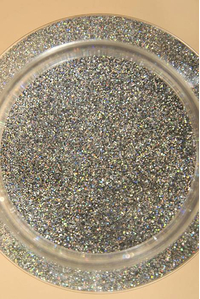 16OZ X 0.015" LASER GLITTER SILVER/IRIDESCENT