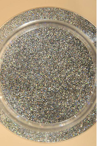 16OZ X 0.015" LASER GLITTER SILVER/IRIDESCENT