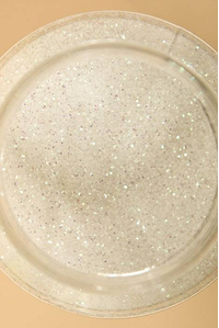 16OZ X 0.015" CRYSTALLINA GLITTER WHITE/IRIDESCENT