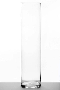 6" X 20" CYLINDER VASE CLEAR