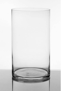 8" X 14" CYLINDER VASE CLEAR