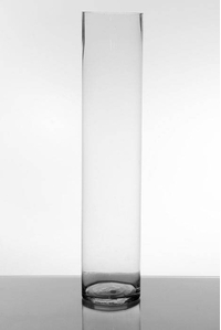 5" X 24" CYLINDER VASE CLEAR