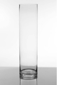 5" X 20" CYLINDER VASE CLEAR