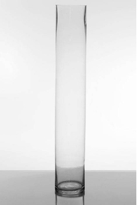 4" X 24" CYLINDER VASE CLEAR