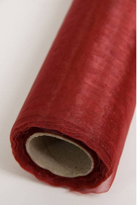 14" X 25YDS ORGANZA BURGUNDY