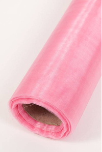 14" X 25YDS ORGANZA HOT PINK