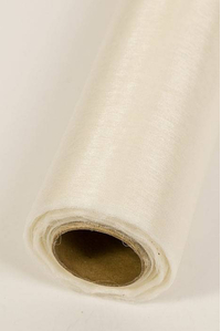 14" X 25YDS ORGANZA IVORY