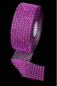 2" X 5YDS DIAMOND WRAP FUCHSIA