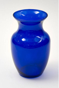 8" ROSE VASE COBALT BLUE