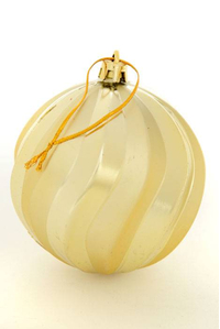 80MM SHINY/MATTE PUMPKIN BALL GOLD PKG/6