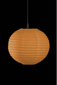 10" ROUND PAPER LANTERN ORANGE