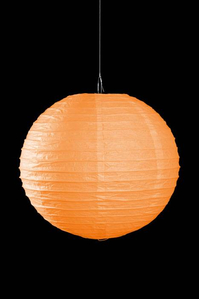 12" ROUND PAPER LANTERN ORANGE