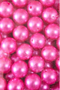 18MM ABS PEARL BEADS HOT PINK PKG(500g)