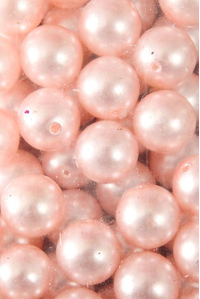 18MM ABS PEARL BEADS PINK PKG(500g)