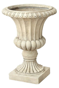 18"D X 24T CONCRETE FLUTED URN ANWH