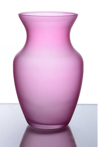 8" ROSE VASE  MATTE BLUSH ROSE