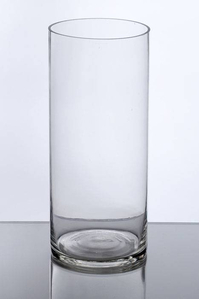 6" X 14" CYLINDER VASE CLEAR