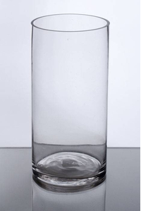 6" X 12" CYLINDER VASE CLEAR