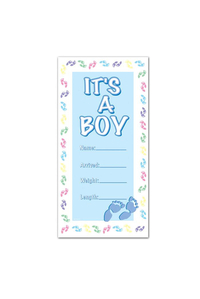 30" X 5FT "IT'S A BOY'' DOOR COVER/BANNER