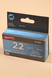 P-22  1/4" STAPLES  PKG/5050