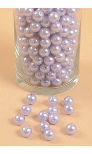 14MM ABS PEARL BEADS LAVENDER PKG(500G)