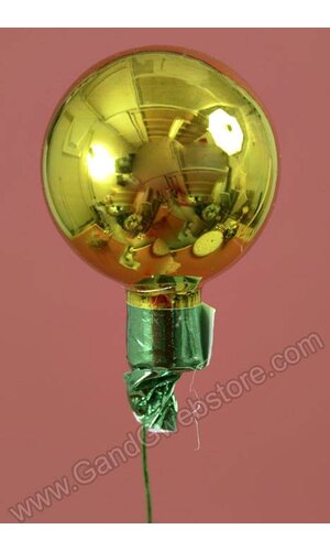35MM GLOSSY GLASS BALL APPLE GREEN PKG/72