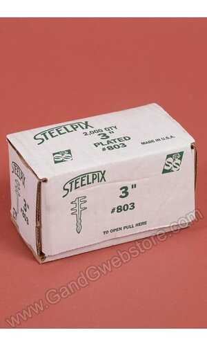 3" STEEL PLATE PICKS BOX/2000