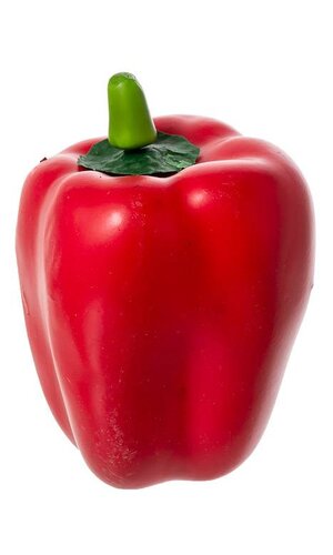 4" WEIGHTED BELL PEPPER RED PKG/6