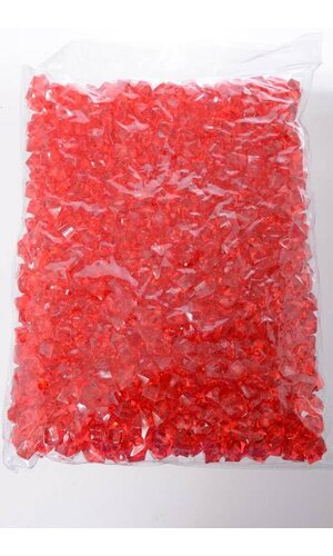 SMALL ACRYLIC CUBE RED PKG/1LB