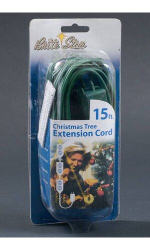 15FT 9 OUTLET EXTENSION CORD GREEN