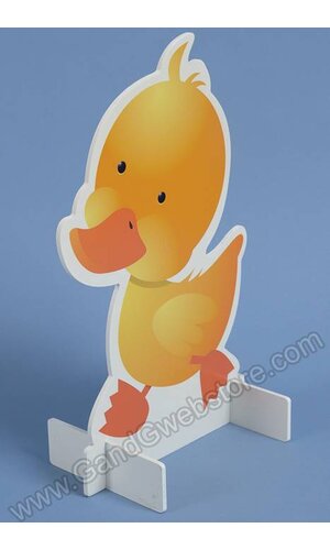 16" WOOD STAND SHAPE DUCK