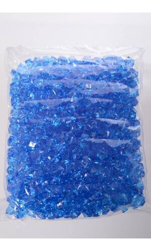SMALL ACRYLIC CUBES PKG/1LB ROYAL BLUE