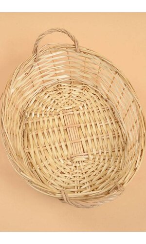 18" OVAL WILLOW TRAY NATURAL
