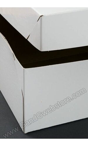 42" X 9" X 7" TWO PIECE BOX WHITE PKG/5