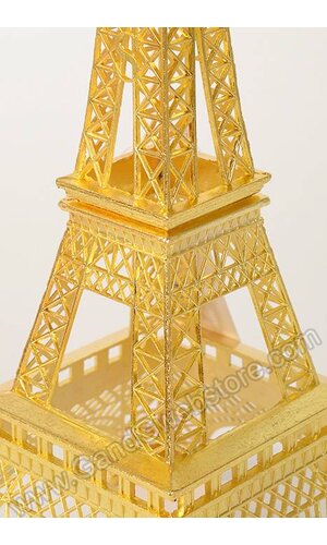 15" METAL EIFFEL TOWER GOLD