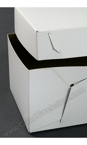 36" X 6" X 5" TWO PIECE BOX WHITE PKG/5