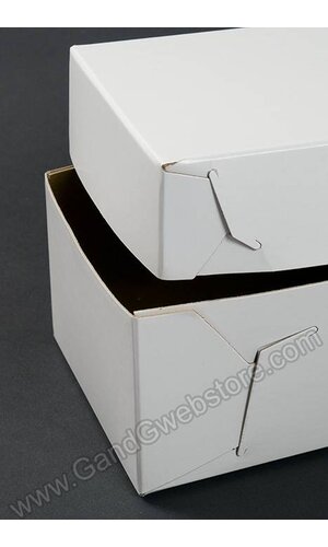 30" X 5" X 3.5" TWO PIECE BOX WHITE PKG/5