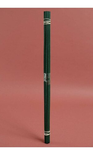 24" PLANT WOODEN STAKES GREEN PKG/25