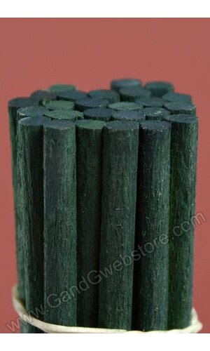 24" PLANT WOODEN STAKES GREEN PKG/25